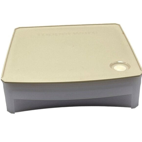 Tupperware 1.2L vented seal square modular container 5322A-4 5320A-1 READ - Picture 1 of 5